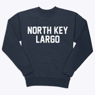 North Key Largo Florida Classic Block Premium Crewneck Sweatshirt