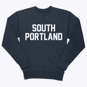 South Portland Maine Classic Block Premium Crewneck Sweatshirt