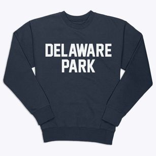 Delaware Park New Jersey Classic Block Premium Crewneck Sweatshirt