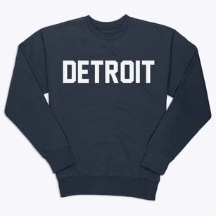 Detroit Texas Classic Block Premium Crewneck Sweatshirt