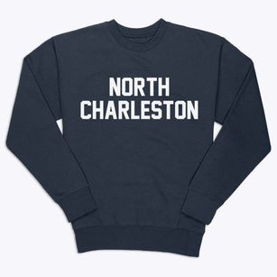 North Charleston South Carolina Classic Block Premium Crewneck Sweatshirt