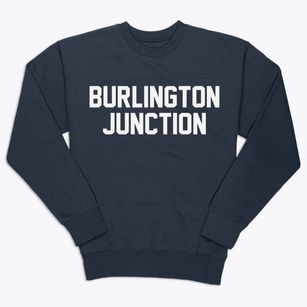 Burlington Junction Missouri Classic Block Premium Crewneck Sweatshirt