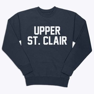 Upper St. Clair Pennsylvania Classic Block Premium Crewneck Sweatshirt