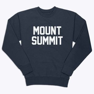 Mount Summit Indiana Classic Block Premium Crewneck Sweatshirt
