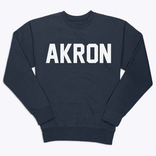Akron Alabama Classic Block Premium Crewneck Sweatshirt