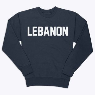 Lebanon Oregon Classic Block Premium Crewneck Sweatshirt