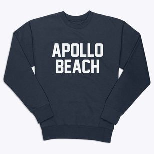 Apollo Beach Florida Classic Block Premium Crewneck Sweatshirt