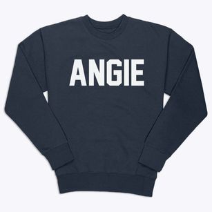 Angie Louisiana Classic Block Premium Crewneck Sweatshirt