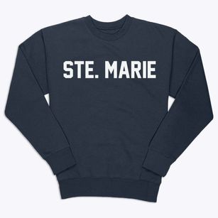 Ste. Marie Illinois Classic Block Premium Crewneck Sweatshirt