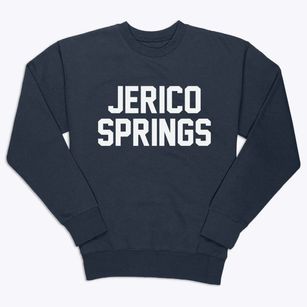 Jerico Springs Missouri Classic Block Premium Crewneck Sweatshirt