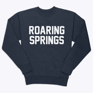 Roaring Springs Texas Classic Block Premium Crewneck Sweatshirt