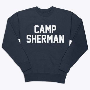 Camp Sherman Oregon Classic Block Premium Crewneck Sweatshirt