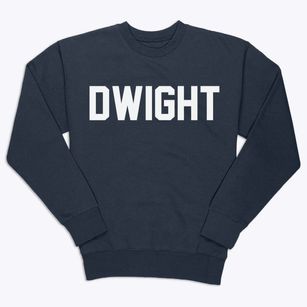 Dwight Nebraska Classic Block Premium Crewneck Sweatshirt