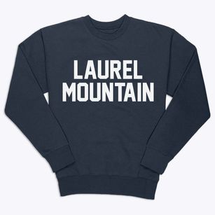 Laurel Mountain Pennsylvania Classic Block Premium Crewneck Sweatshirt