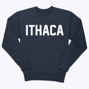 Ithaca Ohio Classic Block Premium Crewneck Sweatshirt