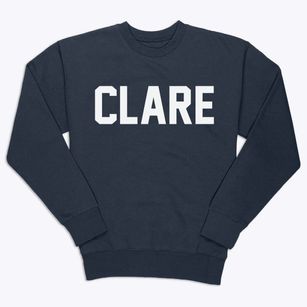 Clare New York Classic Block Premium Crewneck Sweatshirt