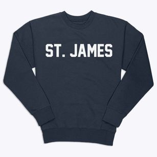St. James New York Classic Block Premium Crewneck Sweatshirt
