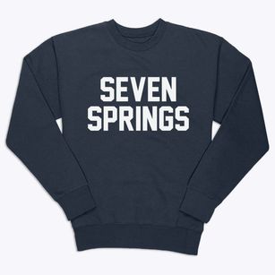 Seven Springs Pennsylvania Classic Block Premium Crewneck Sweatshirt
