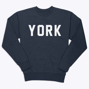 York Maine Classic Block Premium Crewneck Sweatshirt