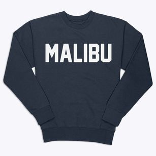 Malibu California Classic Block Premium Crewneck Sweatshirt
