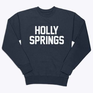 Holly Springs Georgia Classic Block Premium Crewneck Sweatshirt