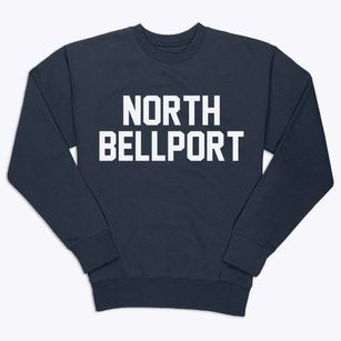 North Bellport New York Classic Block Premium Crewneck Sweatshirt