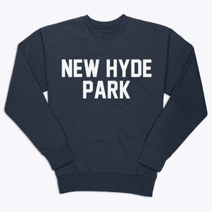 New Hyde Park New York Classic Block Premium Crewneck Sweatshirt