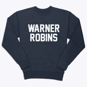 Warner Robins Georgia Classic Block Premium Crewneck Sweatshirt