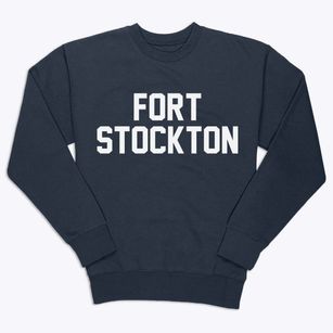 Fort Stockton Texas Classic Block Premium Crewneck Sweatshirt