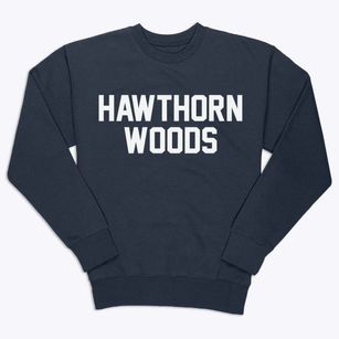 Hawthorn Woods Illinois Classic Block Premium Crewneck Sweatshirt