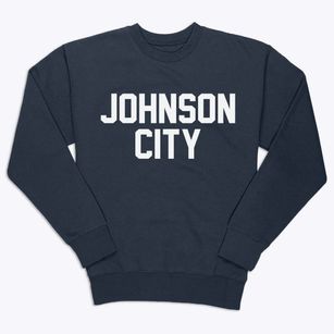 Johnson City Tennessee Classic Block Premium Crewneck Sweatshirt