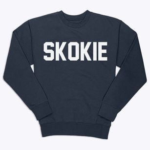 Skokie Illinois Classic Block Premium Crewneck Sweatshirt