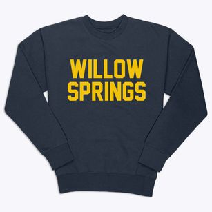 Willow Springs Illinois Classic Block Premium Crewneck Sweatshirt