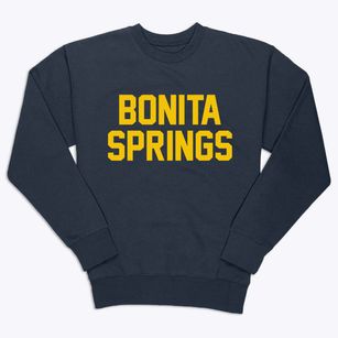 Bonita Springs Florida Classic Block Premium Crewneck Sweatshirt