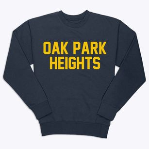 Oak Park Heights Minnesota Classic Block Premium Crewneck Sweatshirt