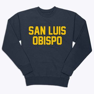San Luis Obispo California Classic Block Premium Crewneck Sweatshirt