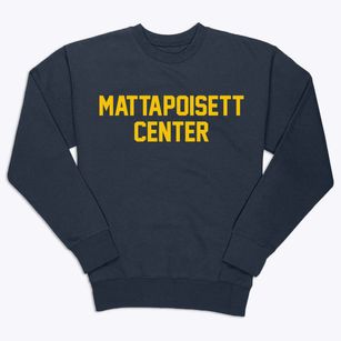 Mattapoisett Center Massachusetts Classic Block Premium Crewneck Sweatshirt