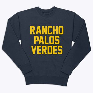 Rancho Palos Verdes California Classic Block Premium Crewneck Sweatshirt
