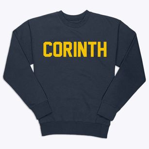 Corinth Maine Classic Block Premium Crewneck Sweatshirt