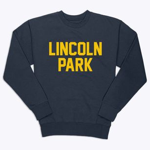 Lincoln Park Michigan Classic Block Premium Crewneck Sweatshirt