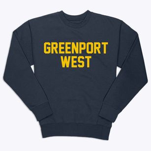 Greenport West New York Classic Block Premium Crewneck Sweatshirt