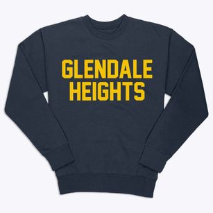 Glendale Heights Illinois Classic Block Premium Crewneck Sweatshirt