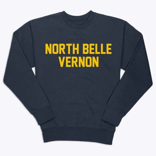 North Belle Vernon Pennsylvania Classic Block Premium Crewneck Sweatshirt