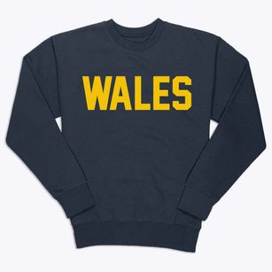Wales Maine Classic Block Premium Crewneck Sweatshirt