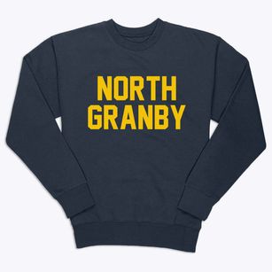 North Granby Connecticut Classic Block Premium Crewneck Sweatshirt