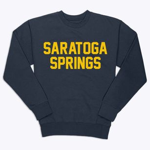 Saratoga Springs Utah Classic Block Premium Crewneck Sweatshirt