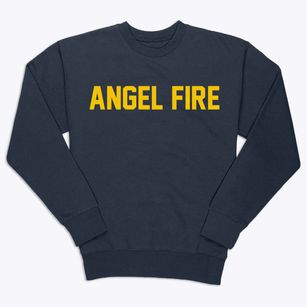 Angel Fire New Mexico Classic Block Premium Crewneck Sweatshirt
