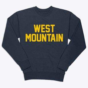 West Mountain Utah Classic Block Premium Crewneck Sweatshirt