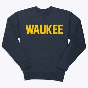 Waukee Iowa Classic Block Premium Crewneck Sweatshirt