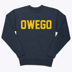 Owego New York Classic Block Premium Crewneck Sweatshirt